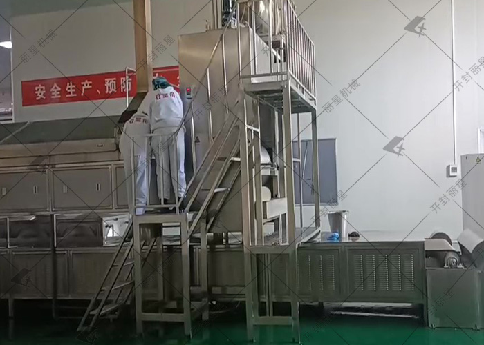 麗星粉絲粉條生產(chǎn)線，內(nèi)蒙古試機培訓(xùn)進行時