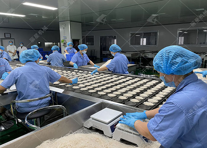 麗星速食方便粉絲設(shè)備多元化生產(chǎn)，淀粉原料適配超廣泛